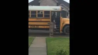 Funniest First Day of Pre-k School and First School bus ride ever!!