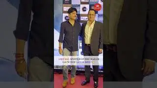 Class, depth, and talent&mdash;#AmitSial marks his presence at the #AamarBoss trailer launch!