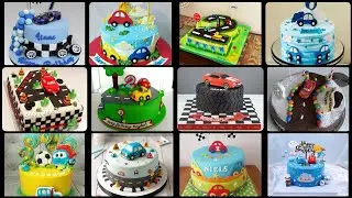 Amazing Car Theme Birthday Cakes design for boy // Car Cake Designs photo