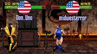 FT5 @mk2: Don_Uno (US) vs midwesterror (US) [Mortal Kombat 2 Fightcade] Feb 7