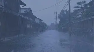 🌧️Calming Heavy Rain & Thunder on Cozy Night Sky for Deep Sleep and Instant Relaxation Tonight 😴Now