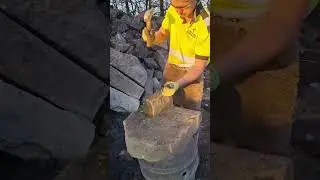 Hand Cut Stone Work #sandstone #stone #construction #handcraft
