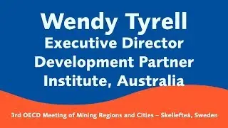 OECD 2019 - Wendy Tyrell, Executive Director, Development Partner Institute, Australia