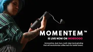 Ручная кофемолка MOMENTEM&trade; с двумя жерновами для любителей кофе и профессионалов