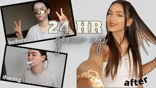 24HR LOCKDOWN GLOW UP CHALLENGE | not gonna lie this is a fail