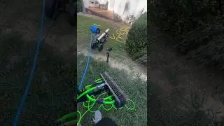 Setting up a Water Fed Pole 🪟🔥 #asmrcleaning #asmr #cleaning #clean #windowcleaninglife