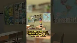 Jeffy gets roasted by a girl #funny #memes #gaming #vrchat #vr