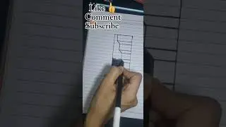 3D optical illusion - learn 3D drawing easily - Ilusi Optik 3D - Pelajari Menggambar 3D dengan Mudah