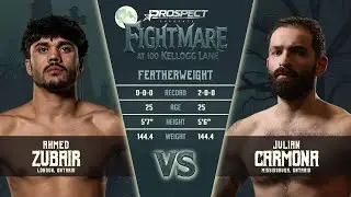 PFC 20: Ahmad Zubair vs Julian Carmona
