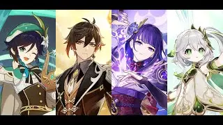 Genshin Impact: Boss Gauntlet with the Archons (Venti Zhongli Ei Nahida)