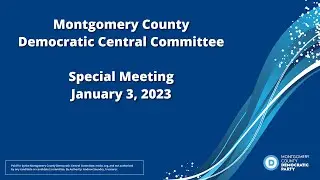2023 01 03 MCDCC D14 Vacancy Special Meeting