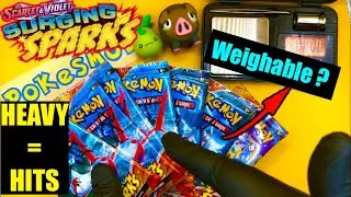 Opening new surging sparks can it be weighed ? #pokemon #surgingsparks