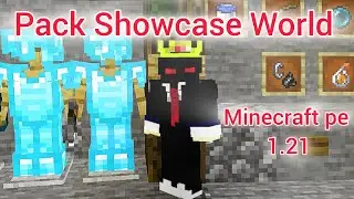 Texture Pack Showcase/Review World for MCPE 1.21