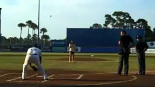 Sarah Schumann First Pitch