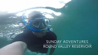 Round Valley Reservoir: Found Sunglasses and Full Face Snorkel!