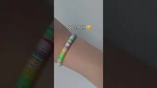 (RECREATED) Making bracelets be like... #shorts #bracelet #blowup