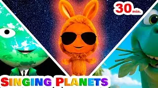 🟢 Mr. Green 🧸 Labubu Planets Song with Lyric 😎 Singing Planets 😎🚀 Solar System Songs Compilation#13🪐