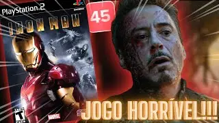 Eu joguei a PORCARIA do jogo do HOMEM DE FERRO de PlayStation 2