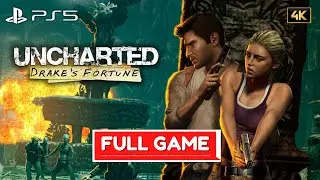 UNCHARTED 1 DRAKES FORTUNE PS5 Gameplay Walkthrough FULL GAME (4K 60FPS) - No commentary