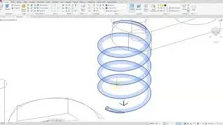 AutoCAD 3D - Helix, Sweep, and Extrude