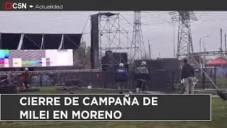 TENSI&Oacute;N por el CIERRE de CAMPA&Ntilde;A de MILEI en MORENO: QU&Eacute; CARACTER&Iacute;STICAS tiene el LUGAR