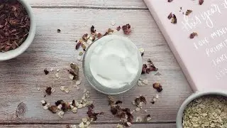 DIY Oat + Rose Face Moisturizer | with Jojoba Oil