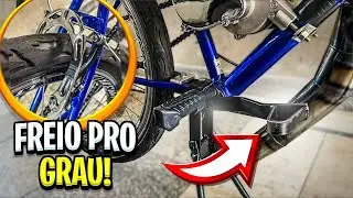 ARRUMEI O FREIO DA MOTORIZADA *freio no pé*