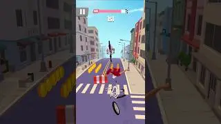 BIKE RUSH LEVEL 445 WITH MONTANA BIKE IN NEW YORK 🤑 #shorts #android #ios#gaming #gameplay #bikerush