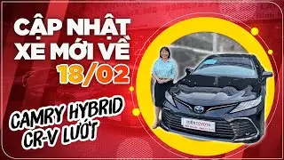 Hàng HOT lại về: CRV bản Full 6000km & Camry Hybrid | Cập nhật và báo giá xe mới về Hiền Toyota 18/2