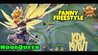 FANNY NoobQueen Freestyle 2021 - FANNY GAMEPLAY - FANNY TUTORIAL - MLBB