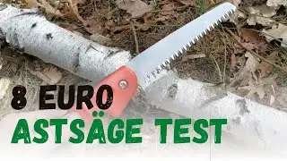 Test einer 8 &euro; Hand- und Asts&auml;ge - was h&auml;lt die aus?