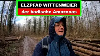 Elzpfad Schwanau-Wittenweier am Altrhein (bei starkem Wind und regnerischem Wetter)  🌧🌬☔