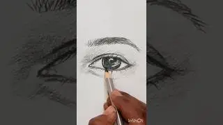 Eye drawing tutorial #eye drawing step by step #eye drawing with pencil #shorts