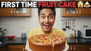 First Time Baking Fruit Cake at Home 🍰 | Honest Result