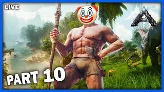 ARK Pranked Me! Hilarious Attempt at Taming Carcharodontosaurus - Funny Live Stream | Ep # 10