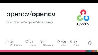 GitHub - opencv/opencv: Open Source Computer Vision Library