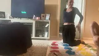 Me and my mom playing Twister