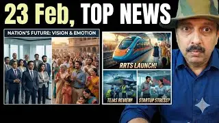 News । Modi's RRTS । Tejas Crash । Sarvam AI Failed । You R in Control । Family Values R Important
