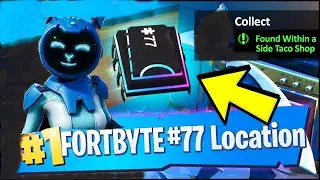 Fortbyte #77 Found within a Trackside Taco Shop - Fortnite Location