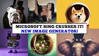 Microsoft Bing Adds A FREE AI Art Generator!  Possibly Dall-E 3 - Microsoft Bing Image Creator