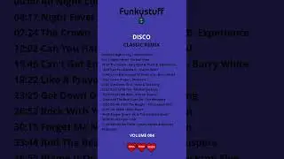 Funkystuff Disco Classics Mix | Vol 004 |  
