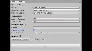 Unity Tool - Replace Objects