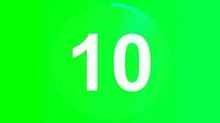 10 second Timer Green Screen No Copyright | | #greenscreen #timer