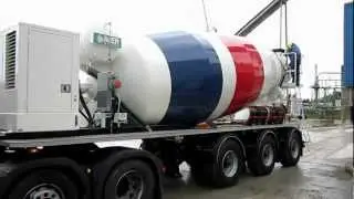 Danny Janssen Transport met IMER 14m&sup3; mixer op Bulthuis, part 2