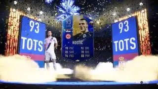 FIFA 19 OMFG I PACKED 93 TOTS KOSTIC!!!