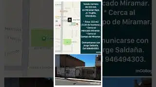 Vendo terreno en Miramar Bajo, Jr. Trujillo. Chimbote. Cel 946494303.#chimbote #viral
