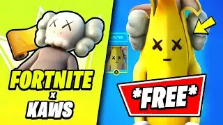 KAWSpeely SKIN FOR FREE? - Fortnite x KAWS Collab & FREE Rewards