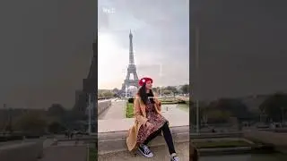 Best spots to take photo with Eiffel tower.#paris#shortsindia #eiffeltower #viralshorts