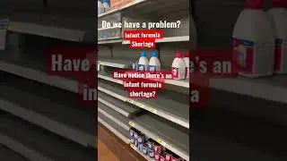 **news** INFANT FORMULA SHORTAGES #shorts