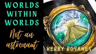 Kerby Rosanes: Worlds Within Worlds | Not an Astronaut Adult Coloring page